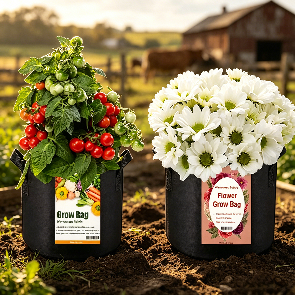 Custom Gallon Eco Felt Grow Bag | All-Season Fabric Planter for Nurseries