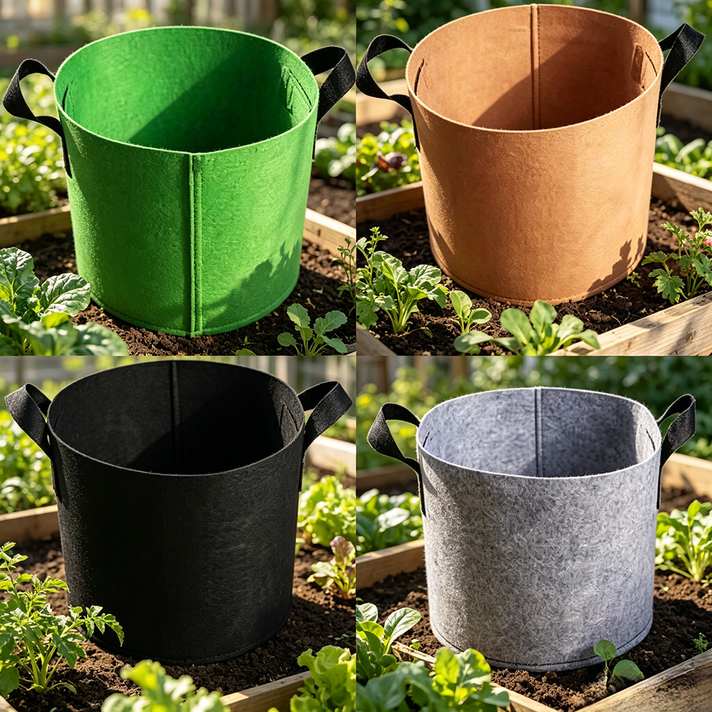 Fabric Grow Bag 1-34 Gallon | UV Resistant Heavy Duty Planter for Nursery
